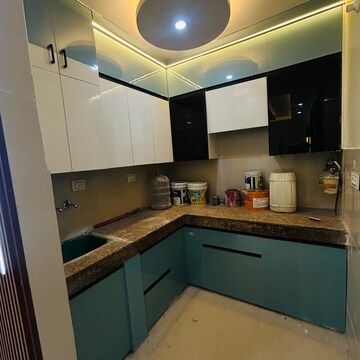 Kitchen in 3 BHK Builder Floor at Uttam Nagar – for Sale