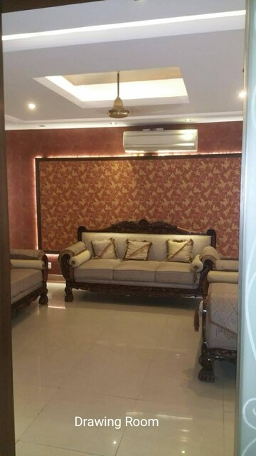 Living Room in 5 BHK Apartment at Vip Road – for Rent
