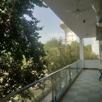 Balcony in 2 BHK Builder Floor at Sector 9 – for Rent