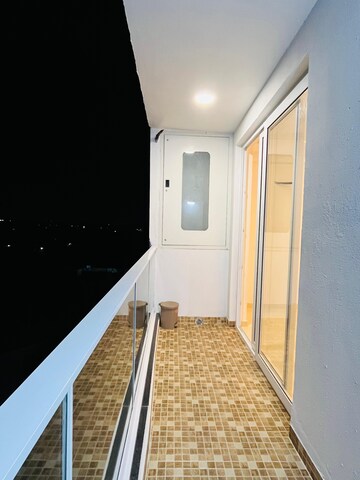 Building Lobby in 2.5 BHK Apartment at Omaxe Lake, North Mullanpur – for Rent