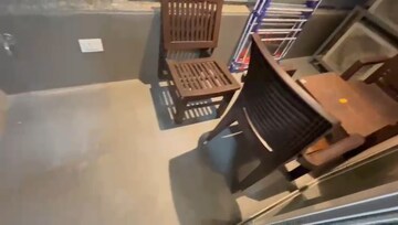 Staircase in 1 BHK Builder Floor at Nathupur – for Rent