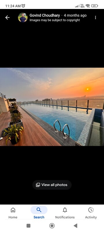 Swimming Pool in 3 BHK Apartment at The Park Residency Andheri, Andheri West – for Sale