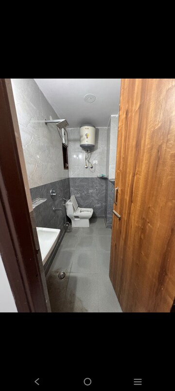 Bathroom in 1 BHK Builder Floor at Saket – for Rent