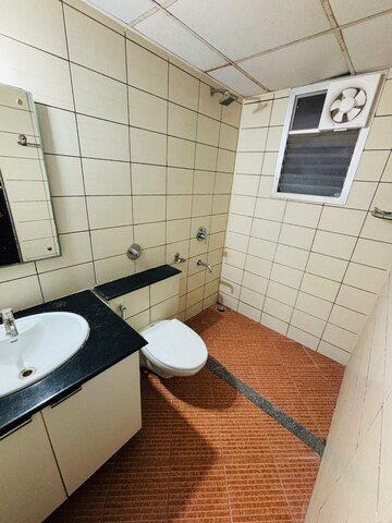Bathroom in 3 BHK Apartment at Sai Poorna Premier, Harlur – for Rent