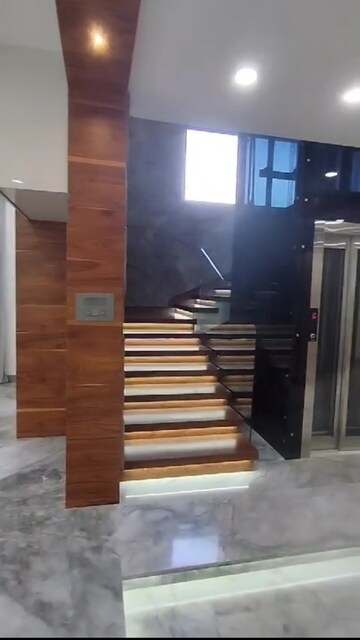 Staircase in 5 BHK Villa at Jubilee Hills – for Sale
