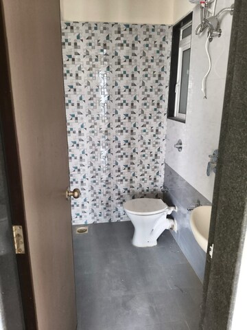 Bathroom in 1 BHK Apartment at Mahavir Kalpavruksha, Ghodbunder Road – for Rent
