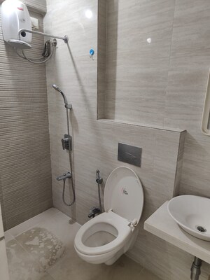 Bathroom in 2 BHK Apartment at Vihang Vermont, Ghodbunder Road – for Rent