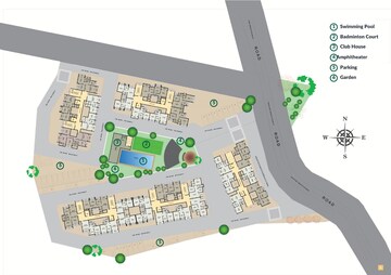 Master Plan in 2 BHK Apartment at Sai Shradha The Greens, Taloja Sector 2 – for Sale