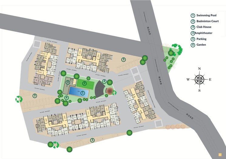 Master Plan, sai-shradha-the-greens 2 Bedroom 487 Sq.Ft. Apartment In Taloja Sector 2 Navi Mumbai 9076496