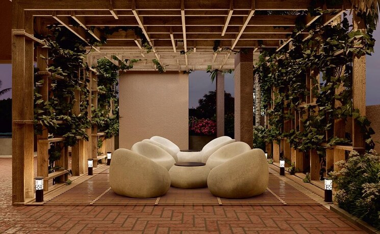 Living Room, lively-kalpavruksha-oneness 1 Bedroom 458 Sq.Ft. Apartment In Sector 19 Taloja Navi Mumbai 9076580