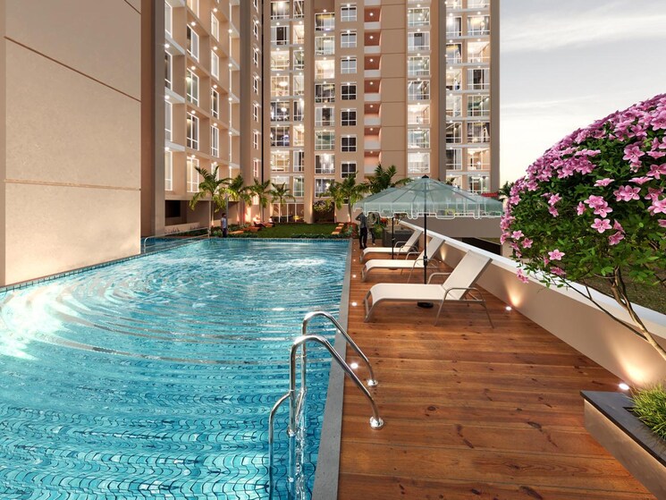 Swimming Pool, lively-kalpavruksha-oneness 1 Bedroom 458 Sq.Ft. Apartment In Sector 19 Taloja Navi Mumbai 9076580