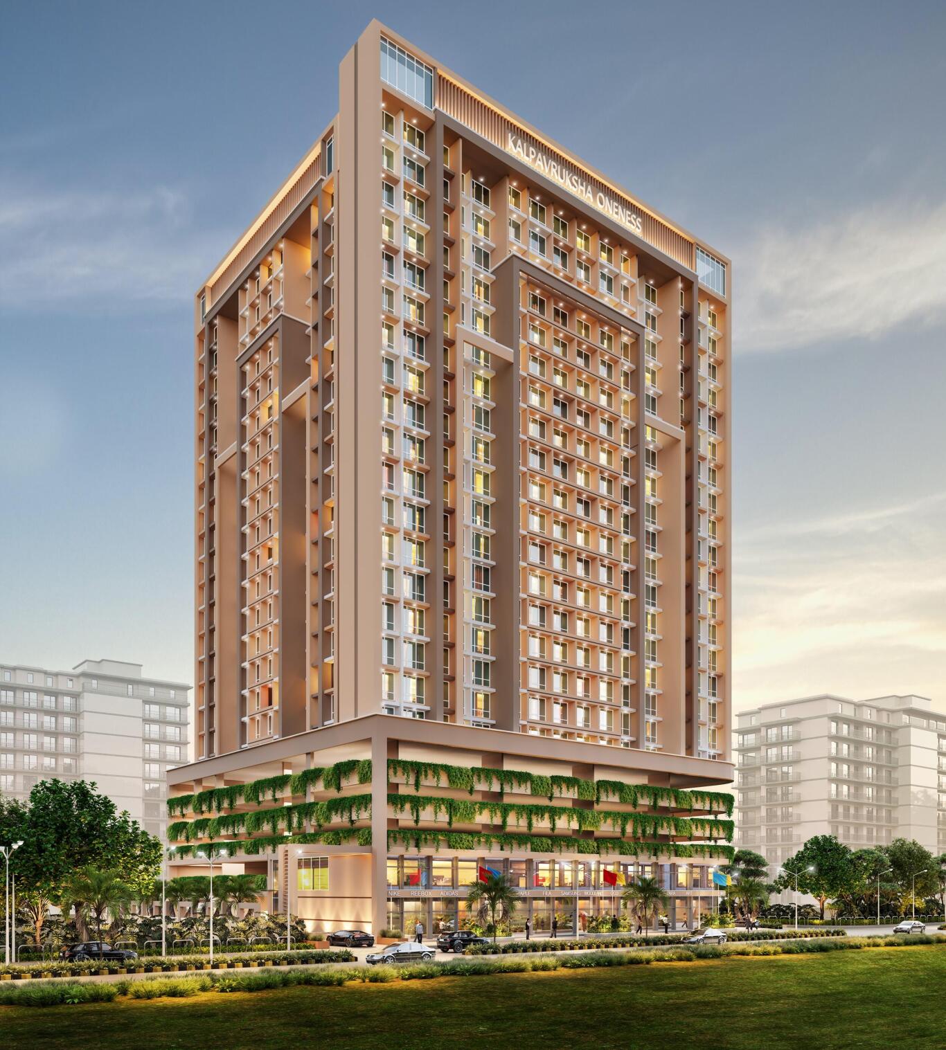 1 BHK Apartment For Sale in Lively Kalpavruksha Oneness