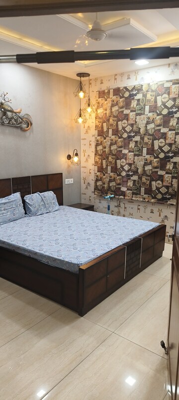 Bedroom in 3 BHK Builder Floor at US Pine Homes, Dhakoli – for Sale