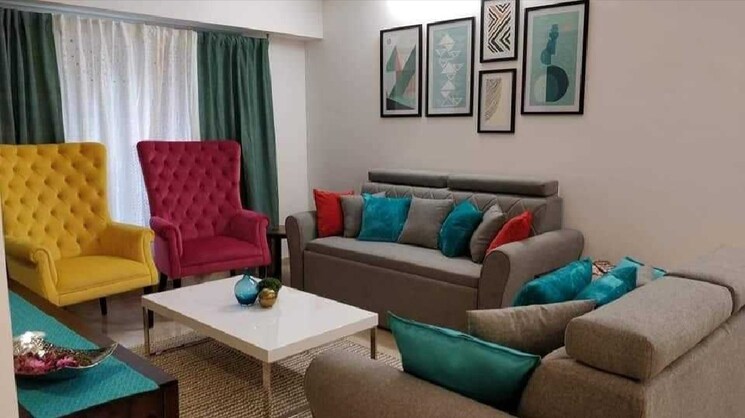 Living Room, kanakia-paris 2 Bedroom 861 Sq.Ft. Apartment In Bandra East Mumbai 9076674