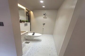 Bathroom in 1 BHK Apartment at GHP Mars Suncity, Powai – for Sale