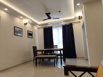 Living Room in 3 BHK Apartment at Pashmina Waterfront, Old Madras Road – for Rent