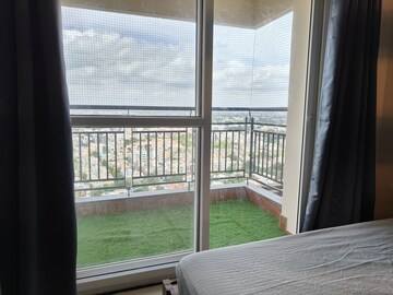 Balcony in 3 BHK Apartment at Pashmina Waterfront, Old Madras Road – for Rent