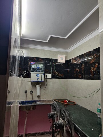 Kitchen in 1 RK Apartment at RWA Qutab Enclave, Katwaria Sarai – for Rent