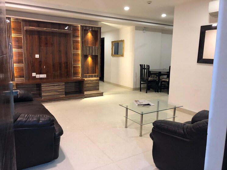Living Room, golf-edge 2.5 Bedroom 1717 Sq.Ft. Apartment In Gachibowli Hyderabad 9076766
