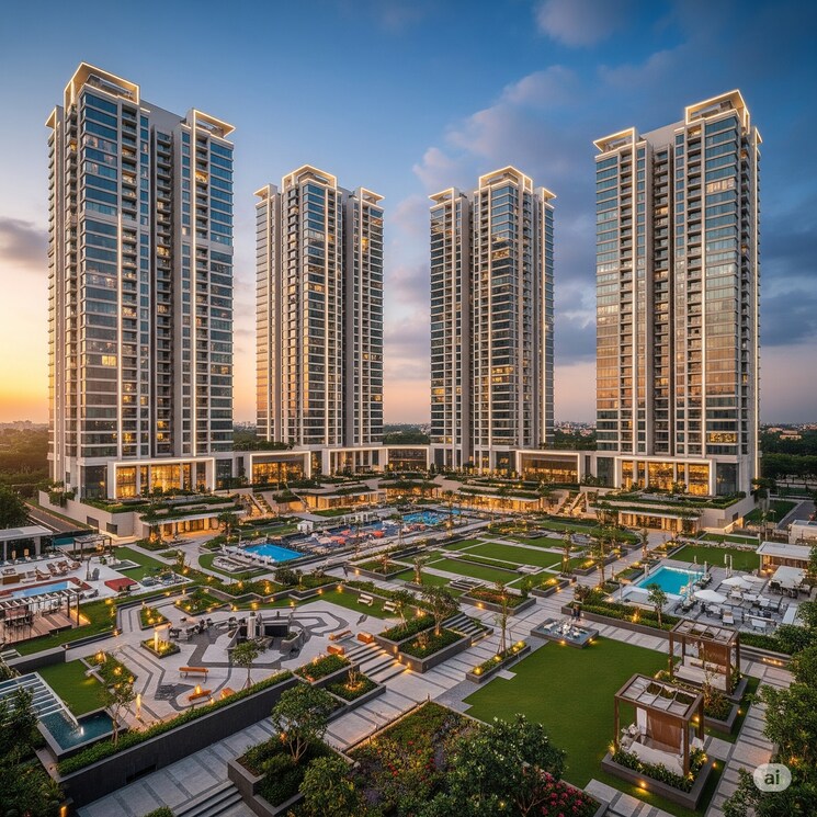 Exterior View, one-indiabulls 3.5 Bedroom 2100 Sq.Ft. Apartment In Sector 104 Gurgaon 9076840