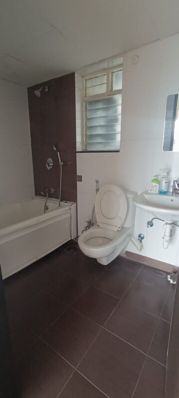 Bathroom in 2 BHK Apartment at Paranjape Schemes Yuthika, Baner – for Rent