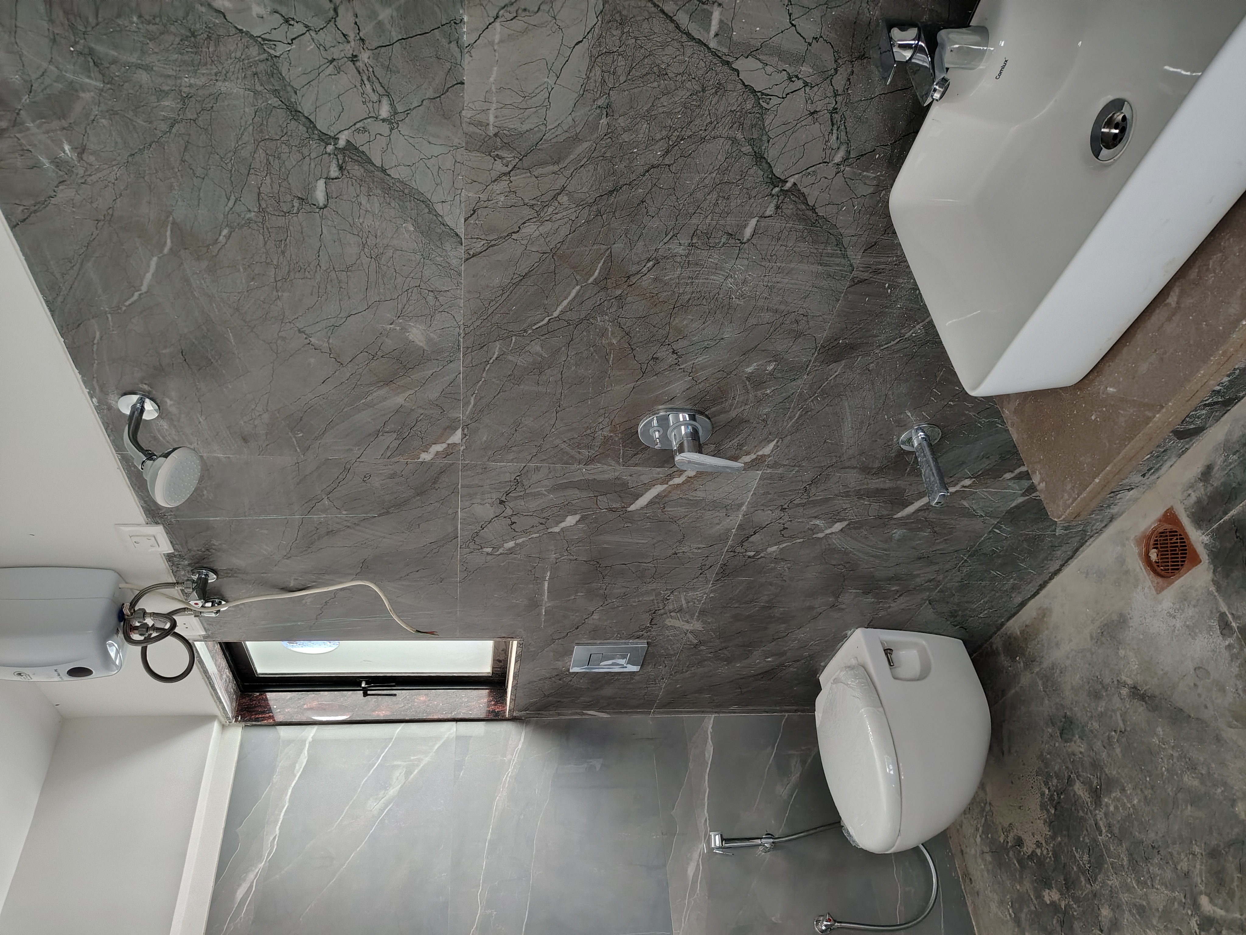 Bathroom in 3 BHK Apartment at Monarch West View, Santacruz West – for Sale
