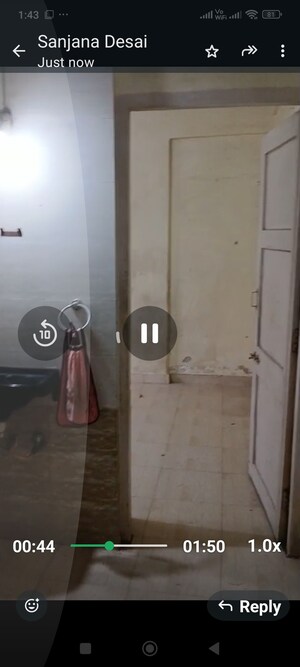 Bathroom in 1 BHK Apartment at Harsha Ratan CHS, Borivali East – for Sale