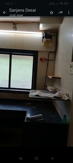 Kitchen in 1 BHK Apartment at Harsha Ratan CHS, Borivali East – for Sale