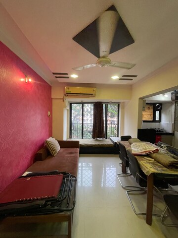Living Room in 1 BHK Apartment at Manavsthal Heights, Andheri East – for Rent