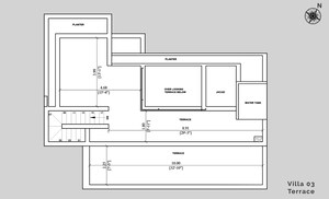 Floor Plan in 3 BHK Villa at Siolim – for Sale