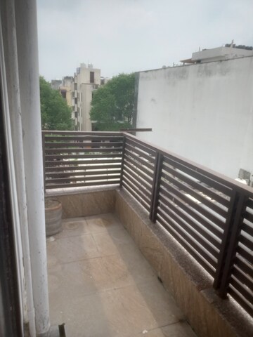 Balcony in 3 BHK Builder Floor at Vasant Kunj Enclave – for Rent