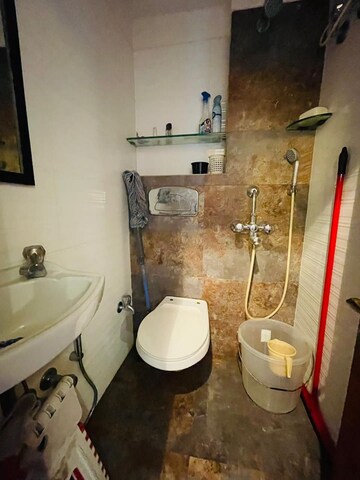 Bathroom in 2 BHK Apartment at Monisha CHS Bandra West, Bandra West – for Rent