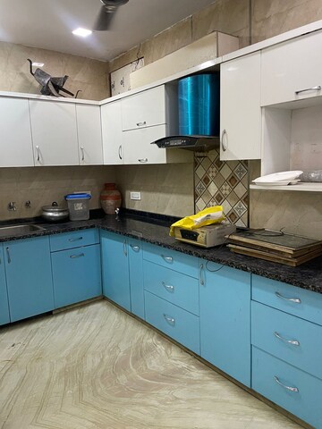 Kitchen in 2 BHK Builder Floor at Tagore Garden – for Rent