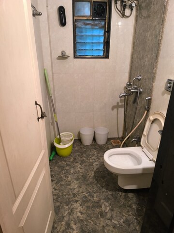 Bathroom in 1 BHK Apartment at Sunrise CHS Bandra, Bandra West – for Rent
