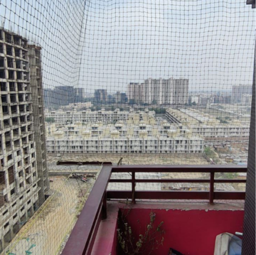 Balcony in 3 BHK Apartment at Conscient Habitat 78, Faridpur – for Rent