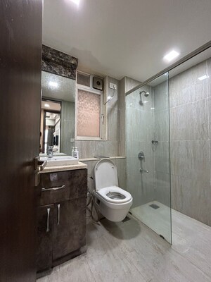 Bathroom in 3 BHK Apartment at Runwal Elegante, Andheri West – for Sale