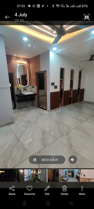 Bathroom in 3 BHK Builder Floor at Dhakoli – for Sale