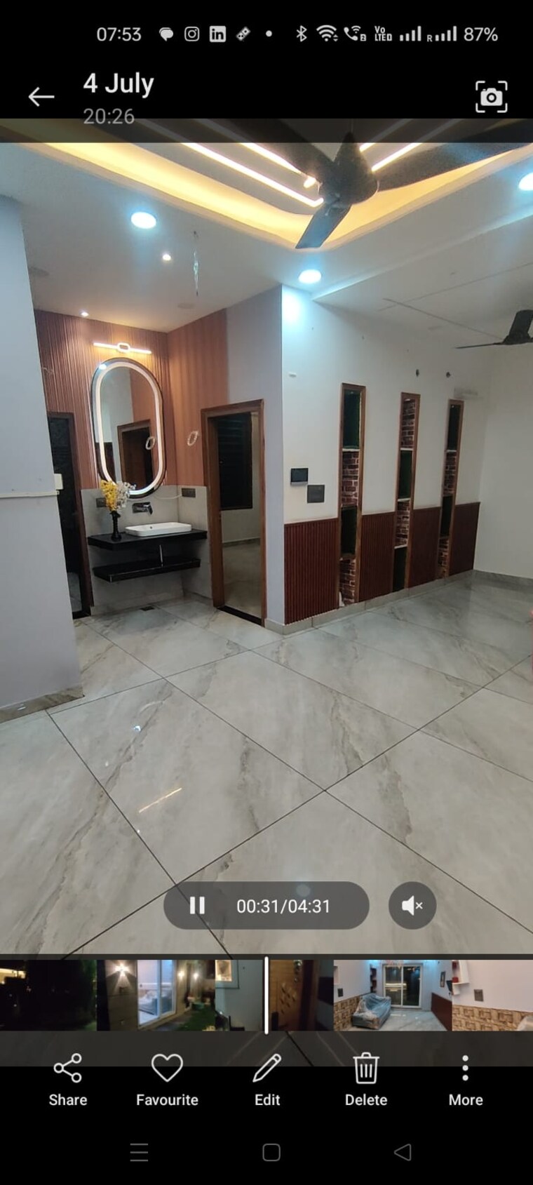Bathroom, dhakoli 3 Bedroom 1890 Sq.Ft. Builder Floor In Dhakoli Zirakpur 9077180