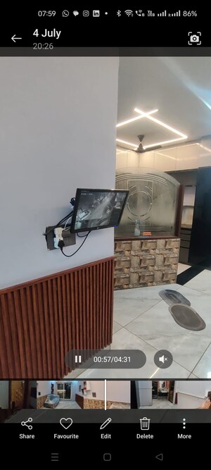 Team Area in 3 BHK Builder Floor at Dhakoli – for Sale