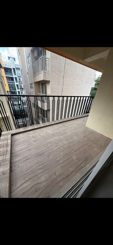 Balcony in 3 BHK Apartment at Ojass Awantika CHS, Naupada – for Rent