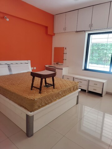 Master Bedroom in 3 BHK Apartment at Arun Sane Orchid Towers, Baner – for Rent