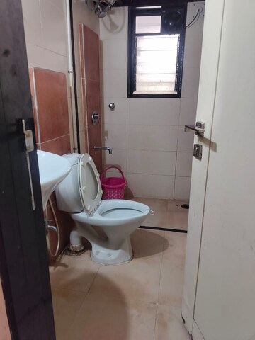 Bathroom in 3 BHK Apartment at Arun Sane Orchid Towers, Baner – for Rent