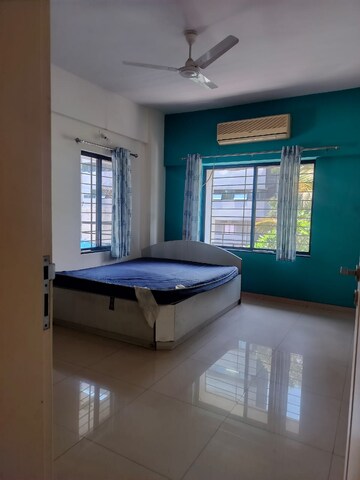 Bedroom in 3 BHK Apartment at Arun Sane Orchid Towers, Baner – for Rent
