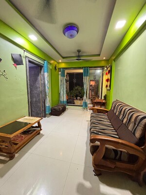 Living Room in 1 BHK Apartment at JH Regency Park, Kalyan East – for Sale