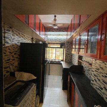 Kitchen in 3 BHK Apartment at HDIL Dheeraj Residency, Prakash Nagar – for Rent