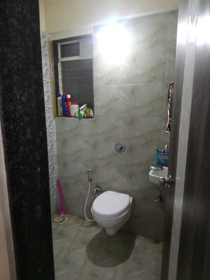 Bathroom in 1 BHK Apartment at Shivshankar Shivram Palladium, Bhandup West – for Sale