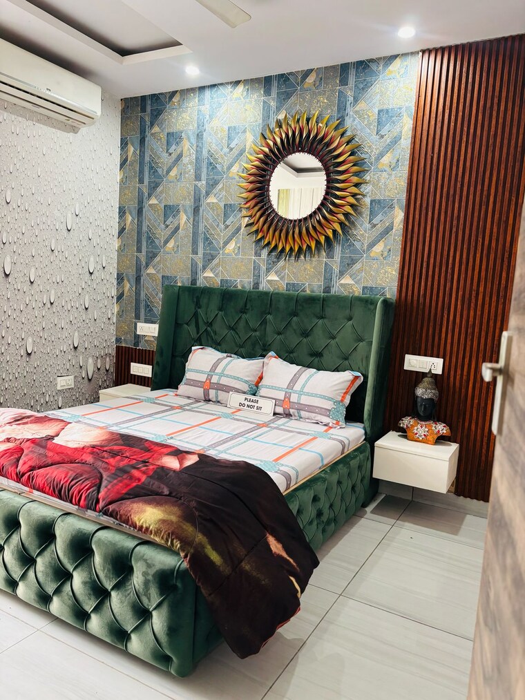 Bedroom, devbhoomi-elite-homez 3 Bedroom 1300 Sq.Ft. Apartment In Patiala Road Zirakpur 9077344