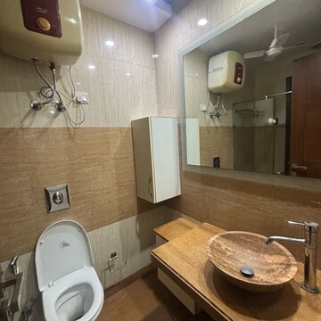 Bathroom in 3 BHK Builder Floor at Uday Park – for Rent