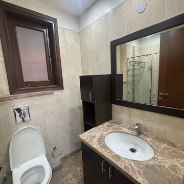 Bathroom in 3 BHK Builder Floor at Uday Park – for Rent