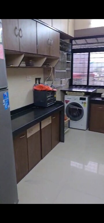 Kitchen in 3 BHK Apartment at Vasant Valley Complex, Malad East – for Rent